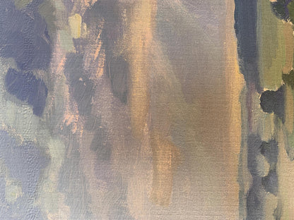 Vladimir Grigorievich Batrakov's oil painting in the vicinity of Sednev