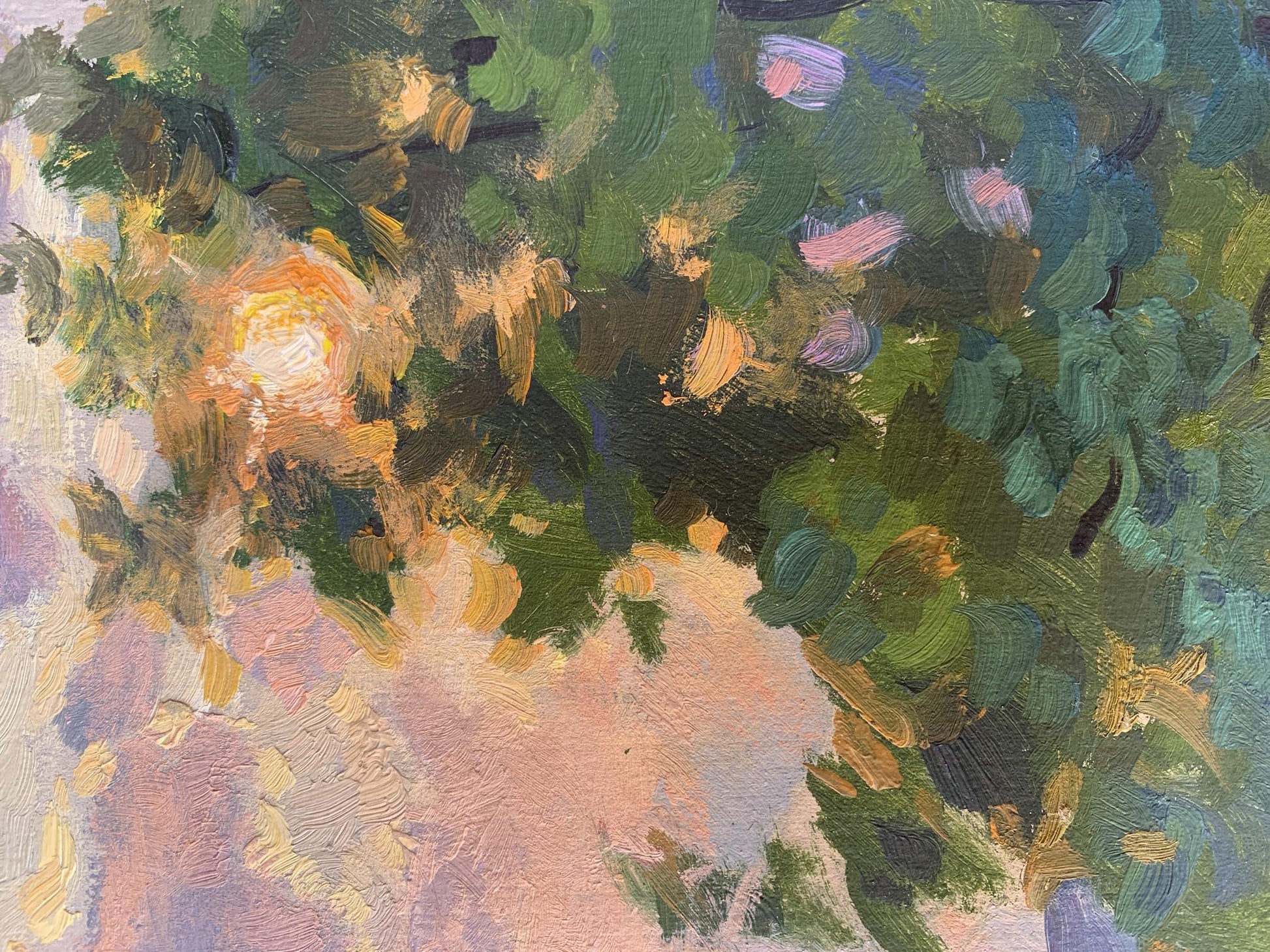 Oil painting in the surroundings of Sednev by Vladimir Grigorievich Batrakov