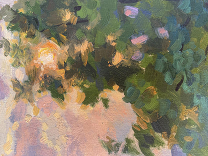 Oil painting in the surroundings of Sednev by Vladimir Grigorievich Batrakov