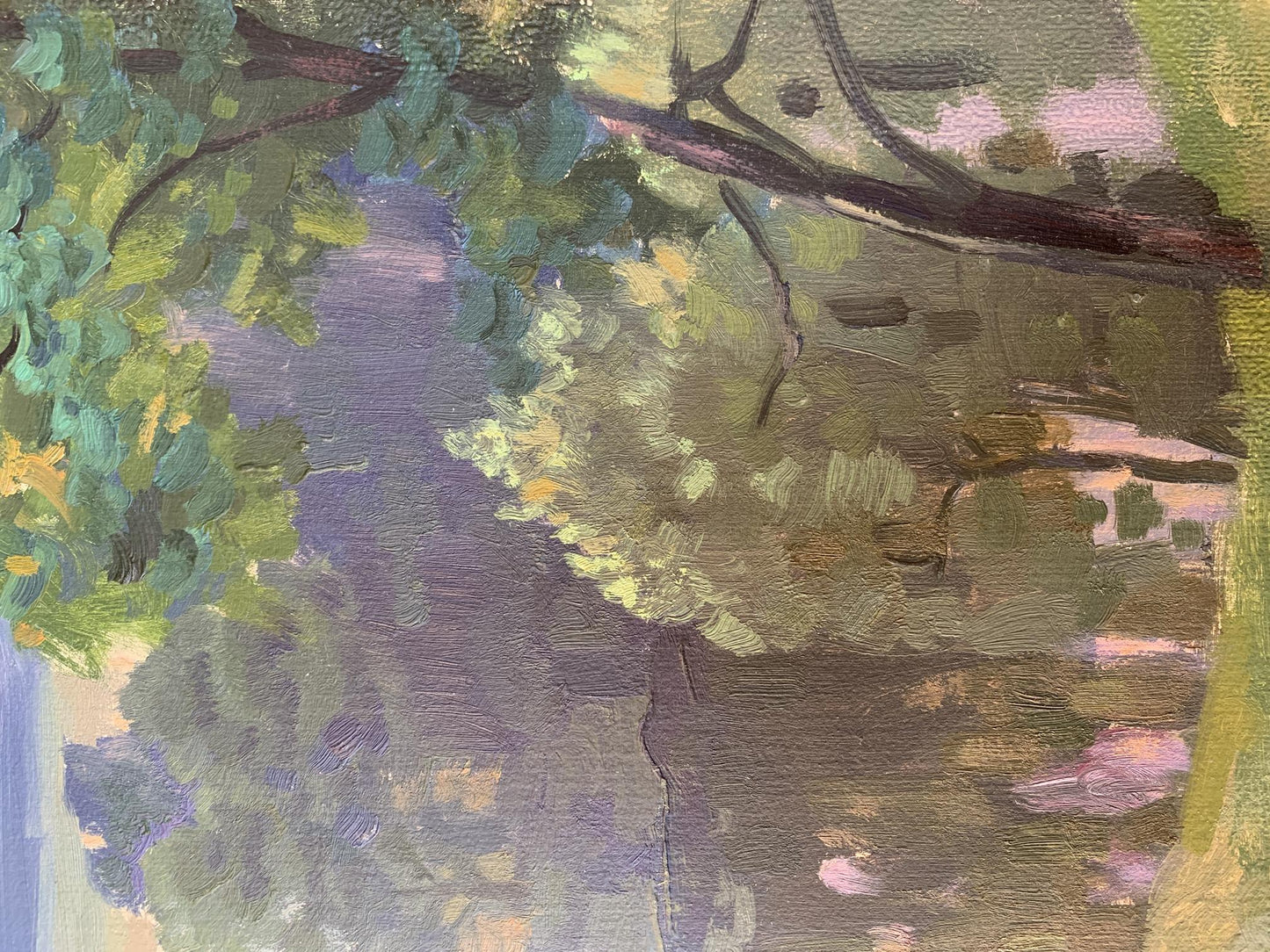 Oil painting in the vicinity of Sednev by Vladimir Grigorievich Batrakov