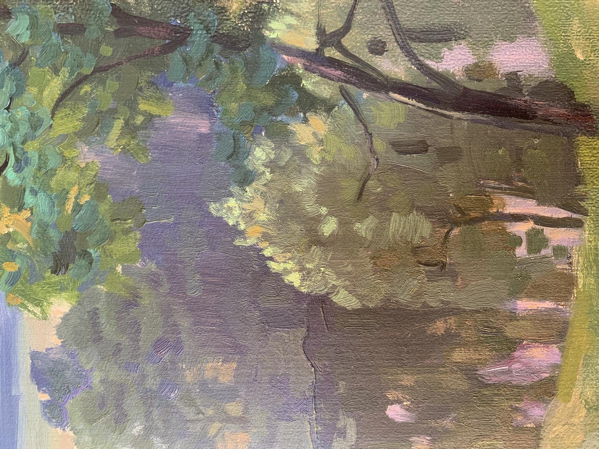 Oil painting in the vicinity of Sednev by Vladimir Grigorievich Batrakov