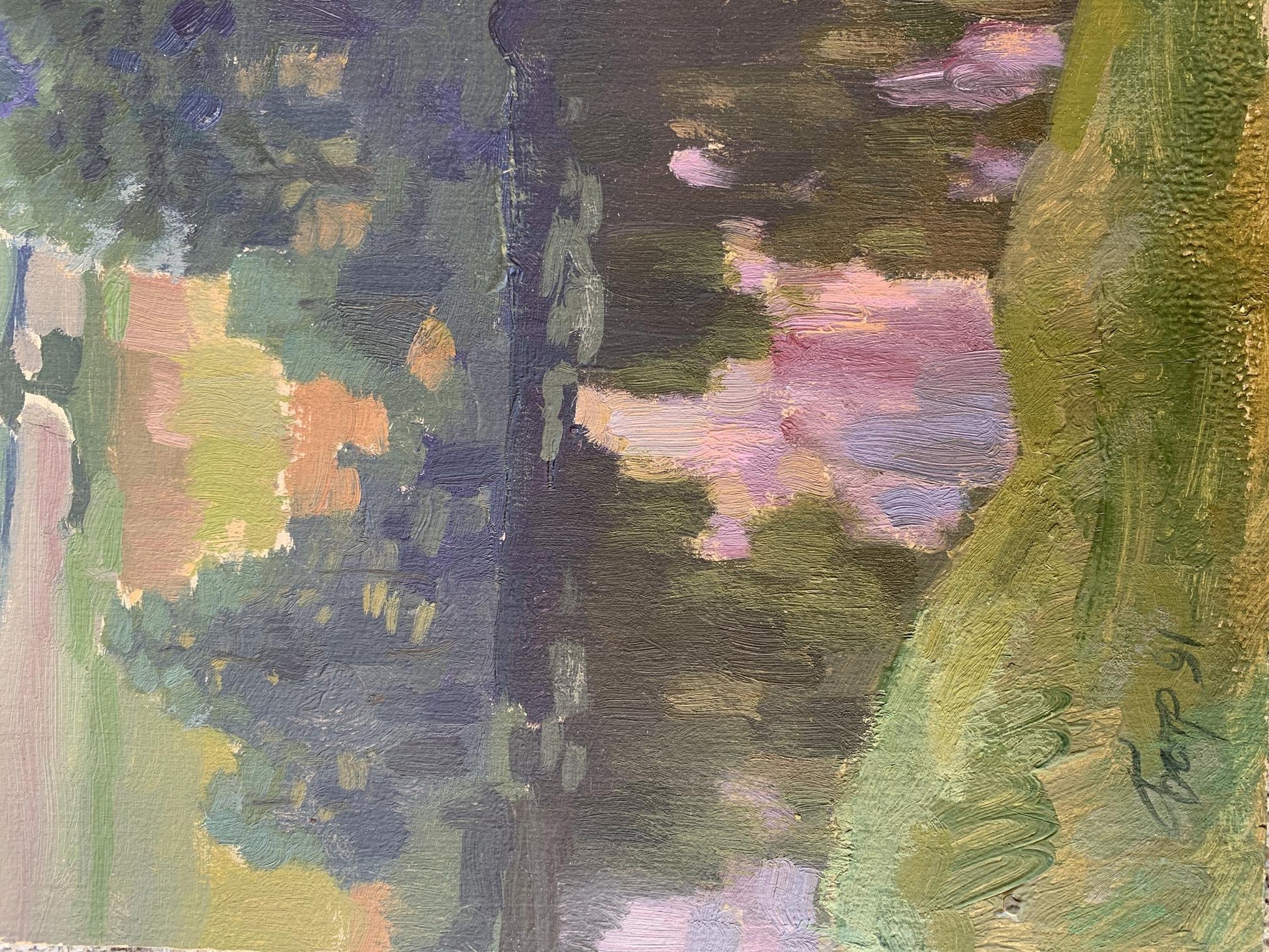 Vladimir Grigorievich Batrakov's painting adjacent to Sednev