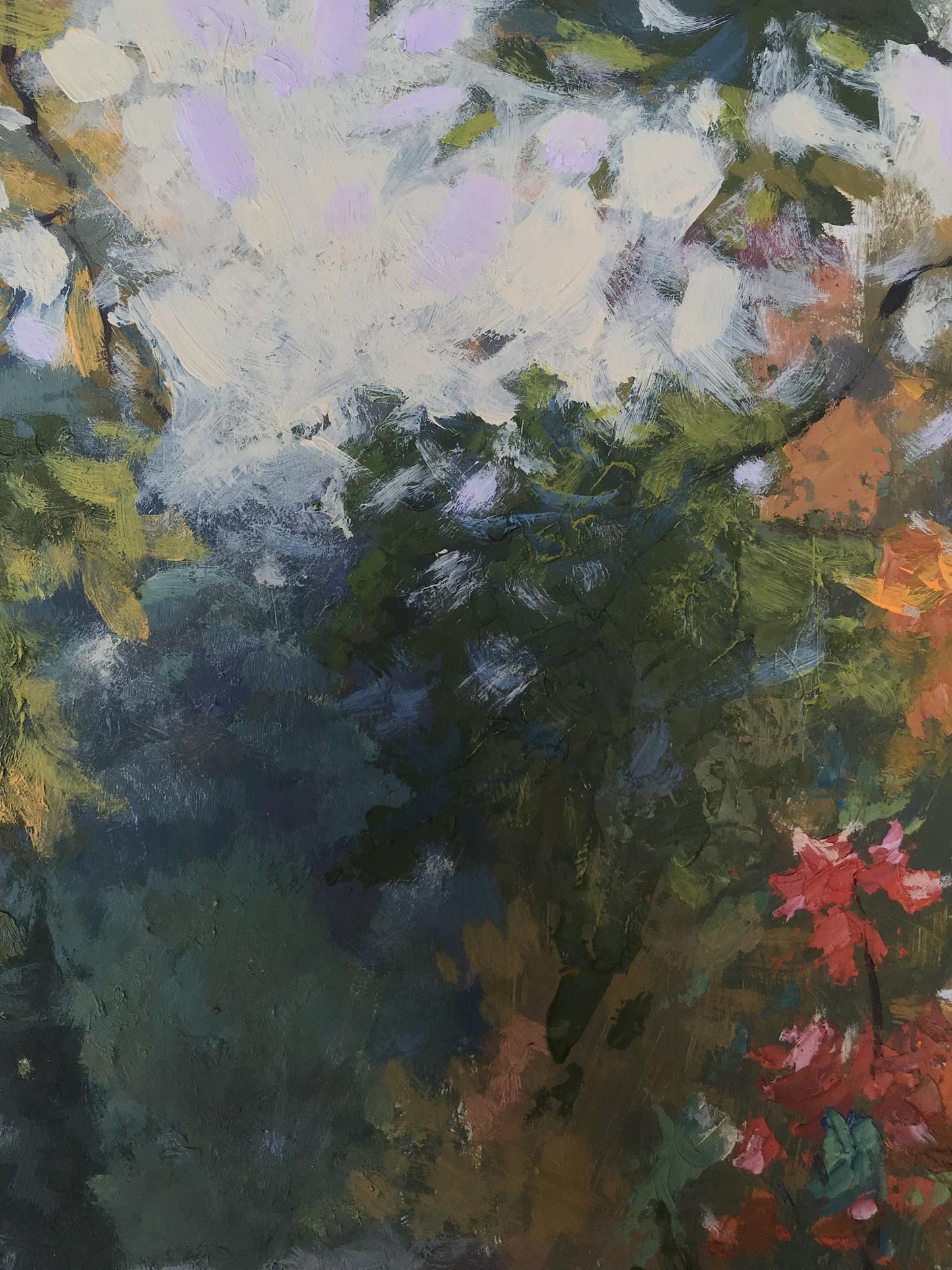 Oil painting In Stryi Park in Lviv Batrakov Vladimir Grigorievich