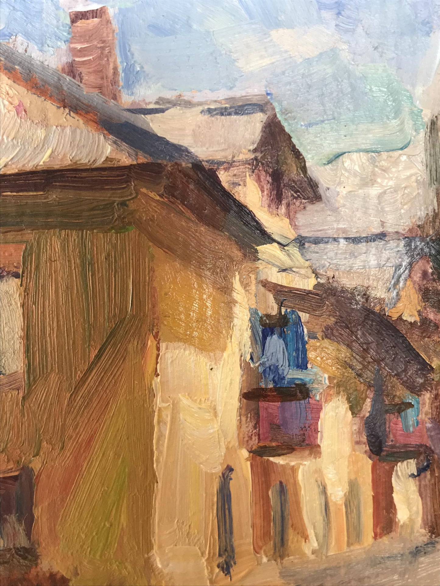 Oil painting City streets Kuzeminsky Nikolay Borisovich