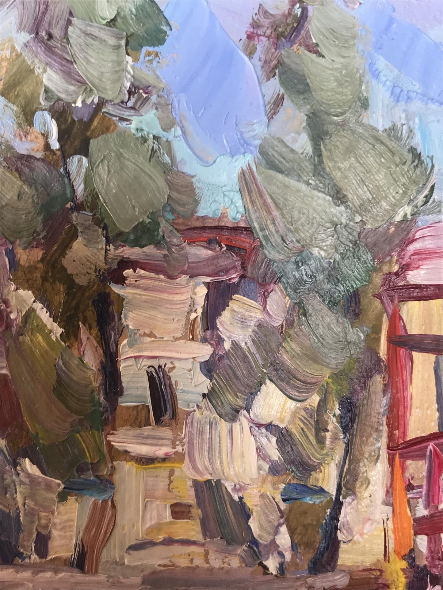 Oil painting Playground Kuzeminsky Nikolay Borisovich