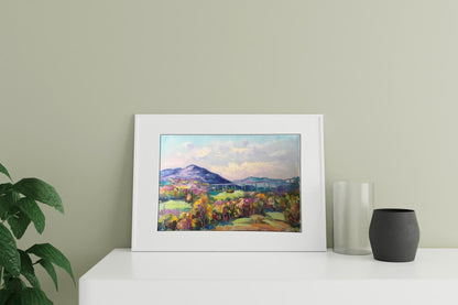 Oil painting Landscapes of Donbass Kuzeminsky Nikolay Borisovich