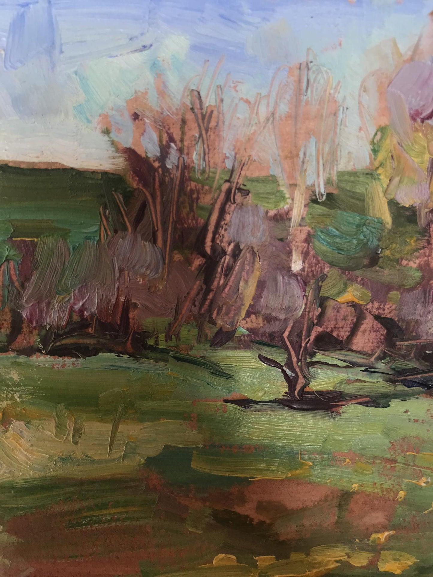 Oil painting Rest at nature Kuzeminsky Nikolay Borisovich