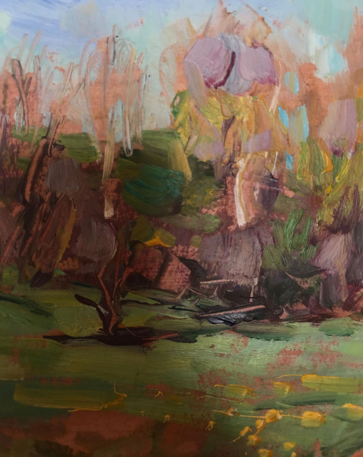 Oil painting Rest at nature Kuzeminsky Nikolay Borisovich