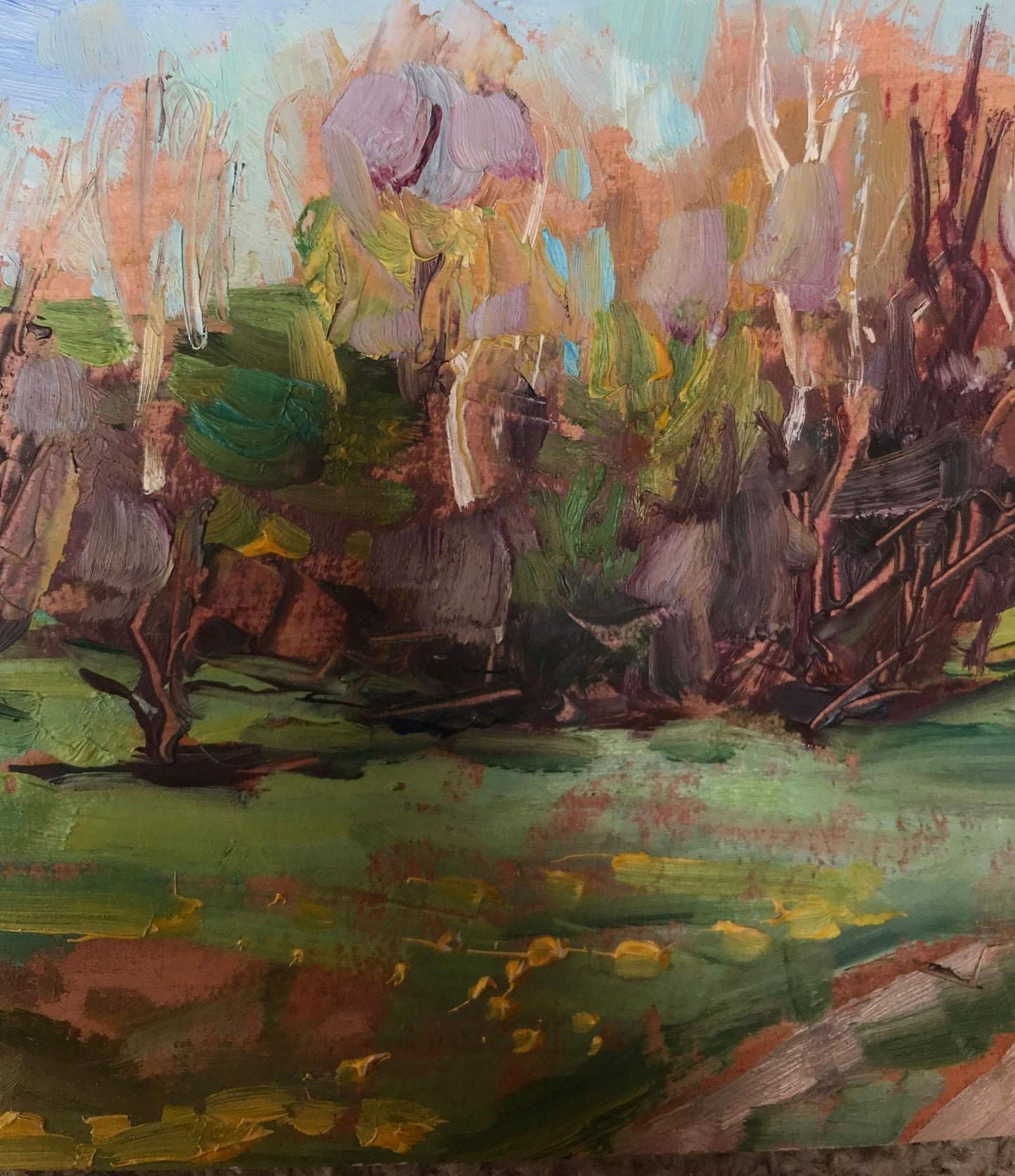 Oil painting Rest at nature Kuzeminsky Nikolay Borisovich