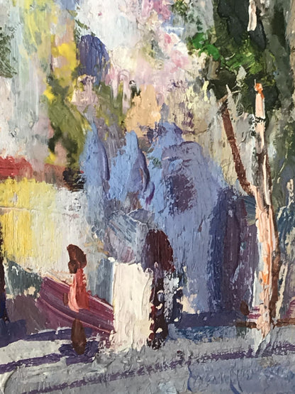 Oil painting City landscape Kuzeminsky Nikolay Borisovich