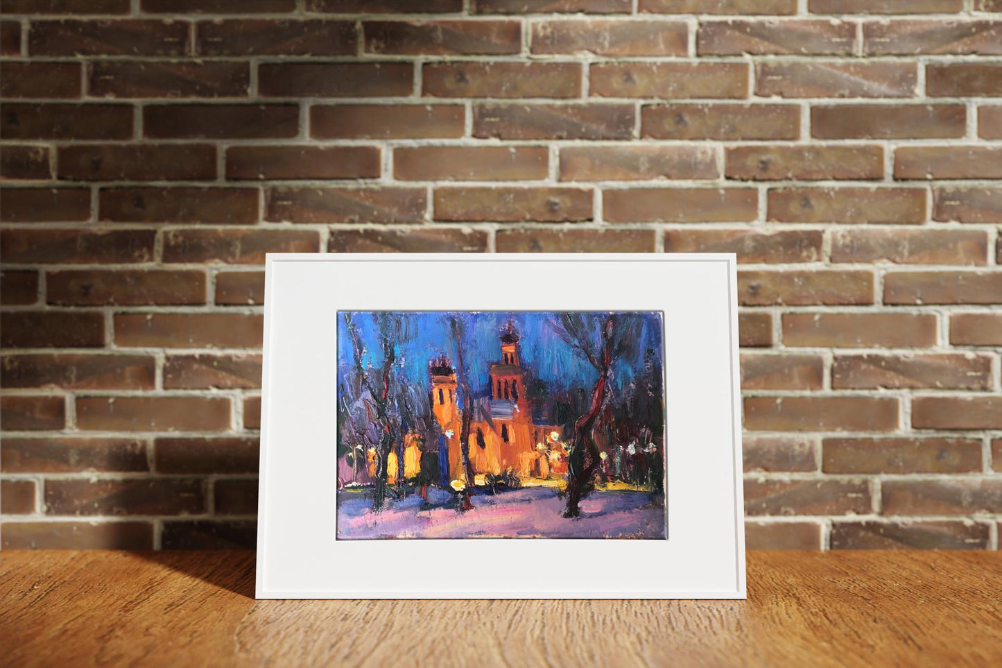 Oil painting Church on Rudnik Kuzeminsky Nikolay Borisovich