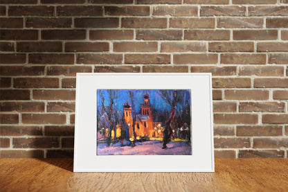Oil painting Church on Rudnik Kuzeminsky Nikolay Borisovich