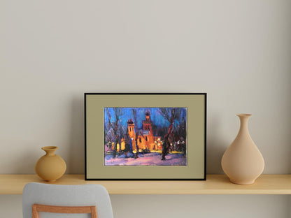 Oil painting Church on Rudnik Kuzeminsky Nikolay Borisovich