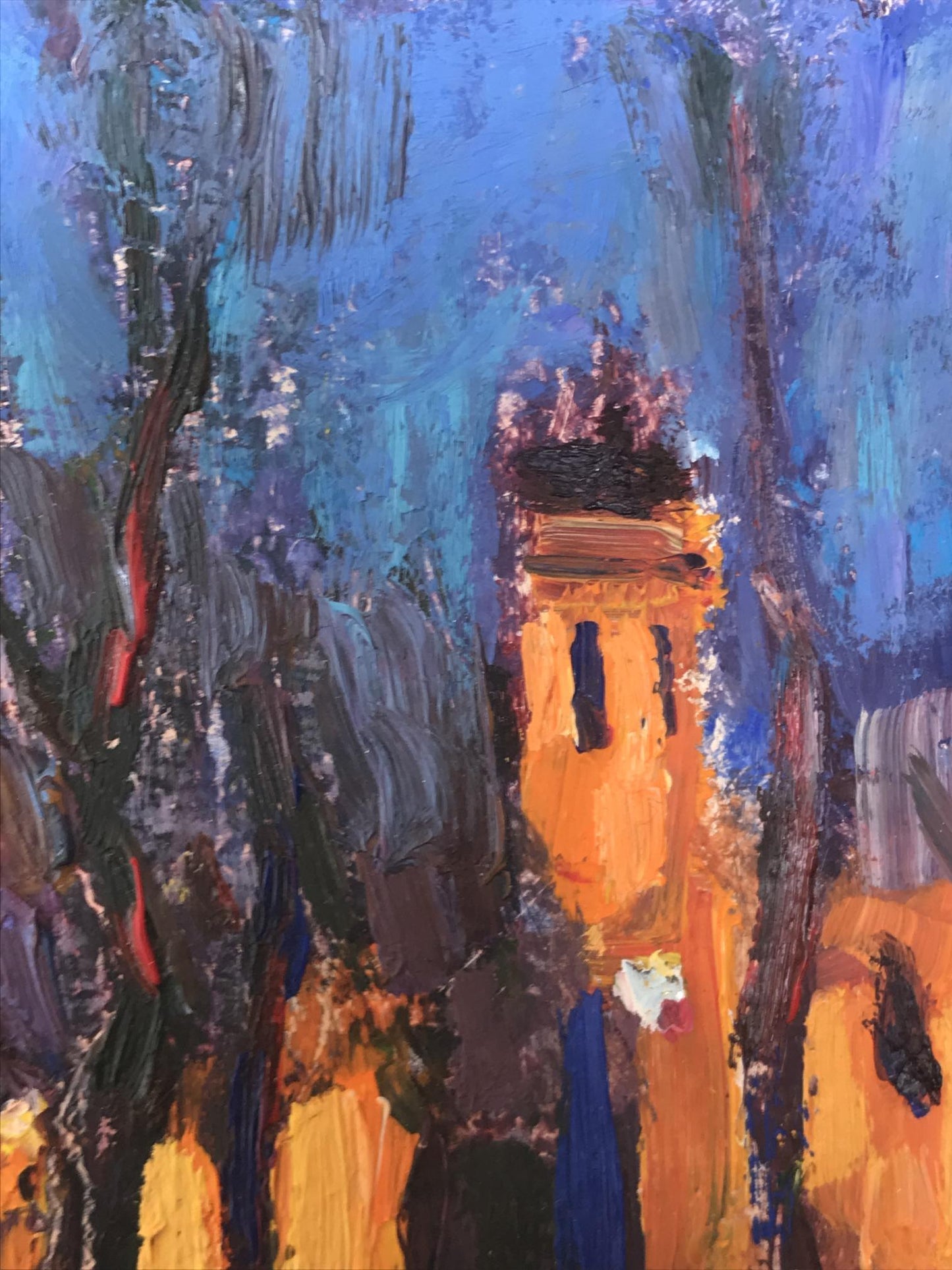 Oil painting Church on Rudnik Kuzeminsky Nikolay Borisovich