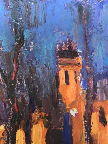 Oil painting Church on Rudnik Kuzeminsky Nikolay Borisovich