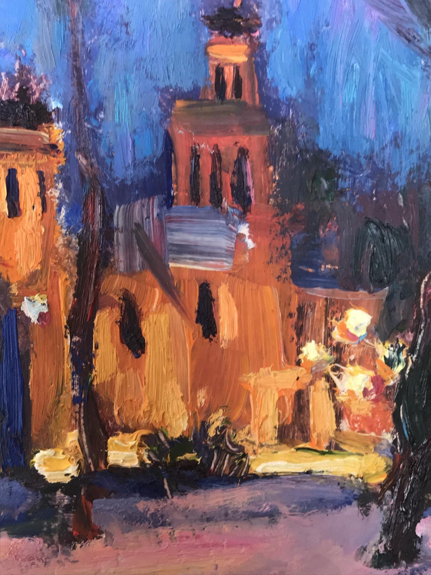 Oil painting Church on Rudnik Kuzeminsky Nikolay Borisovich