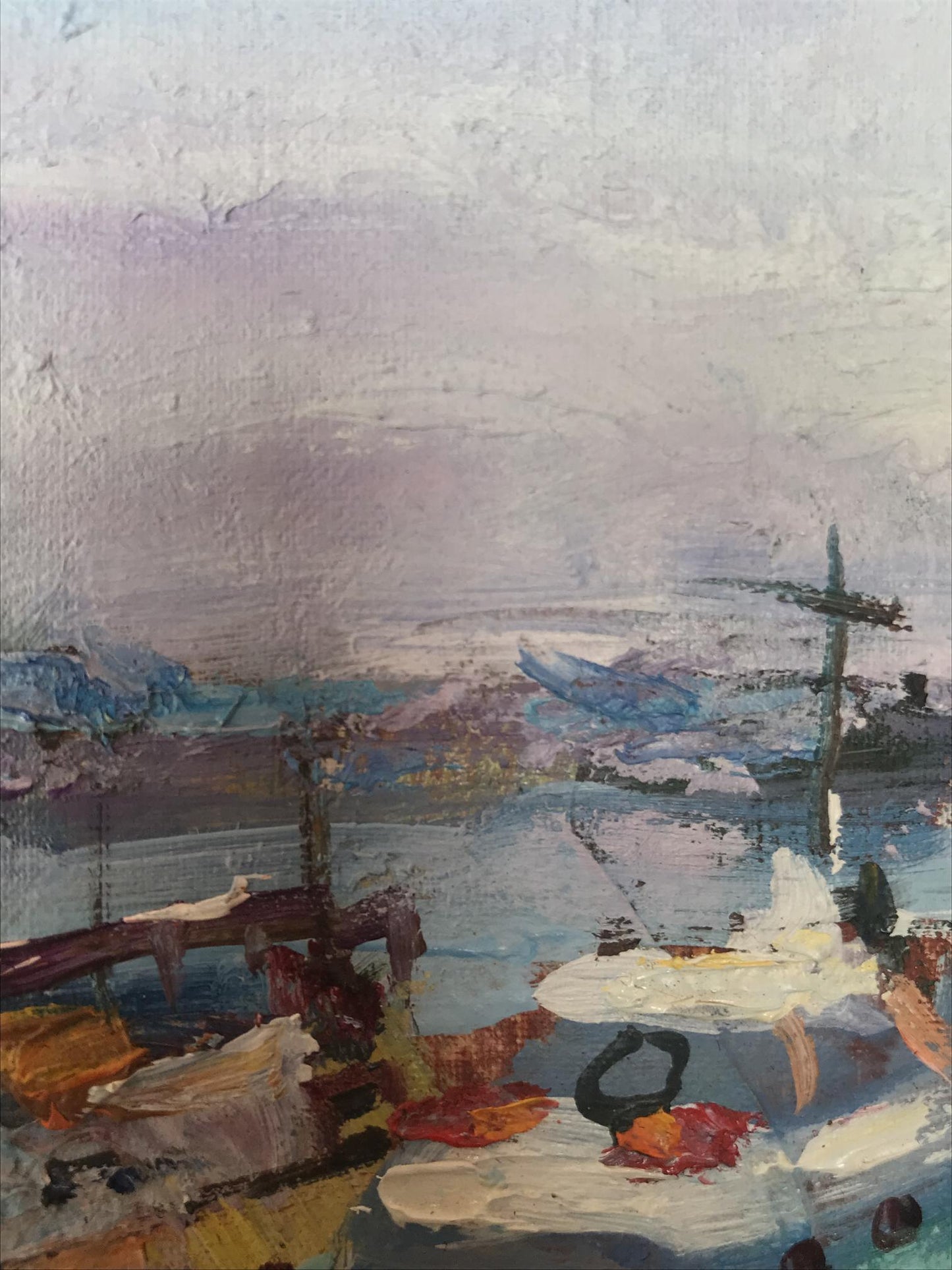 Oil painting Coast in Crimea Kuzeminsky Nikolay Borisovich