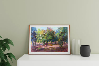 Oil painting Forest park Kuzeminsky Nikolay Borisovich