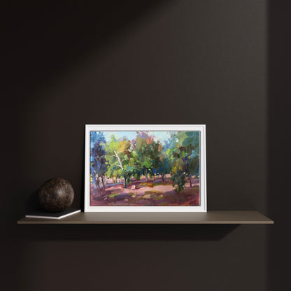 Oil painting Forest park Kuzeminsky Nikolay Borisovich