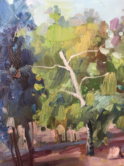 Oil painting Forest park Kuzeminsky Nikolay Borisovich