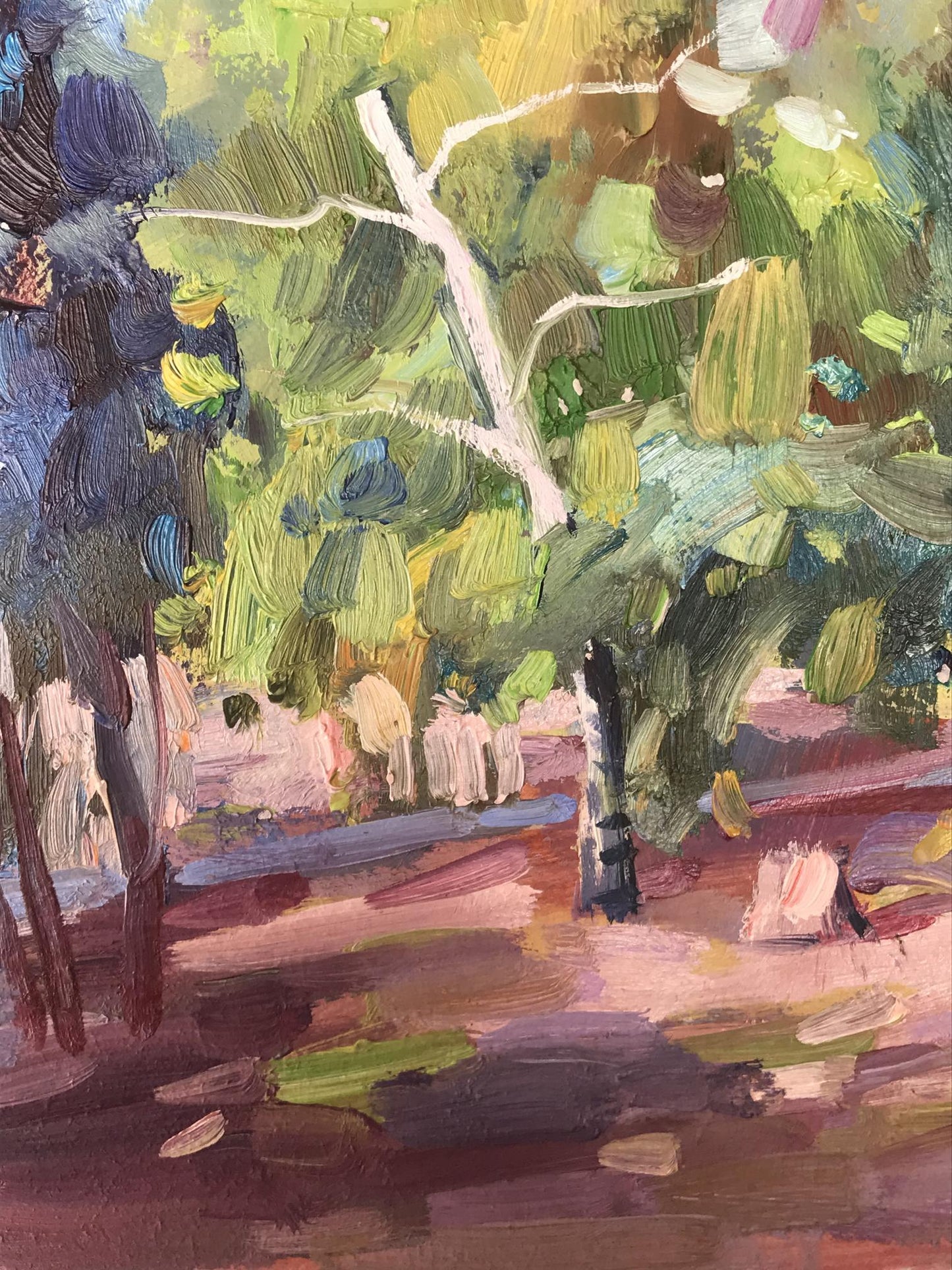 Oil painting Forest park Kuzeminsky Nikolay Borisovich