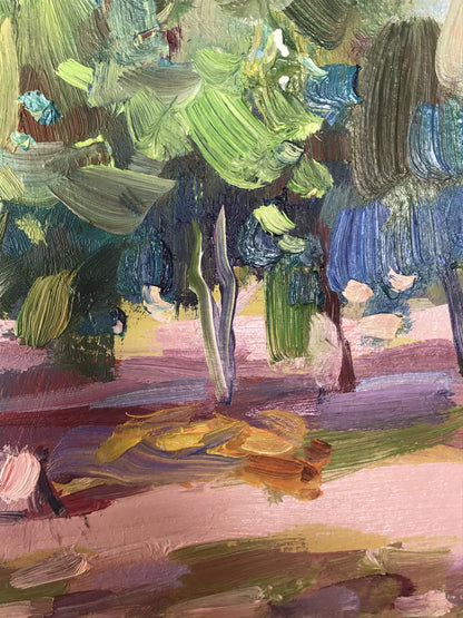 Oil painting Forest park Kuzeminsky Nikolay Borisovich