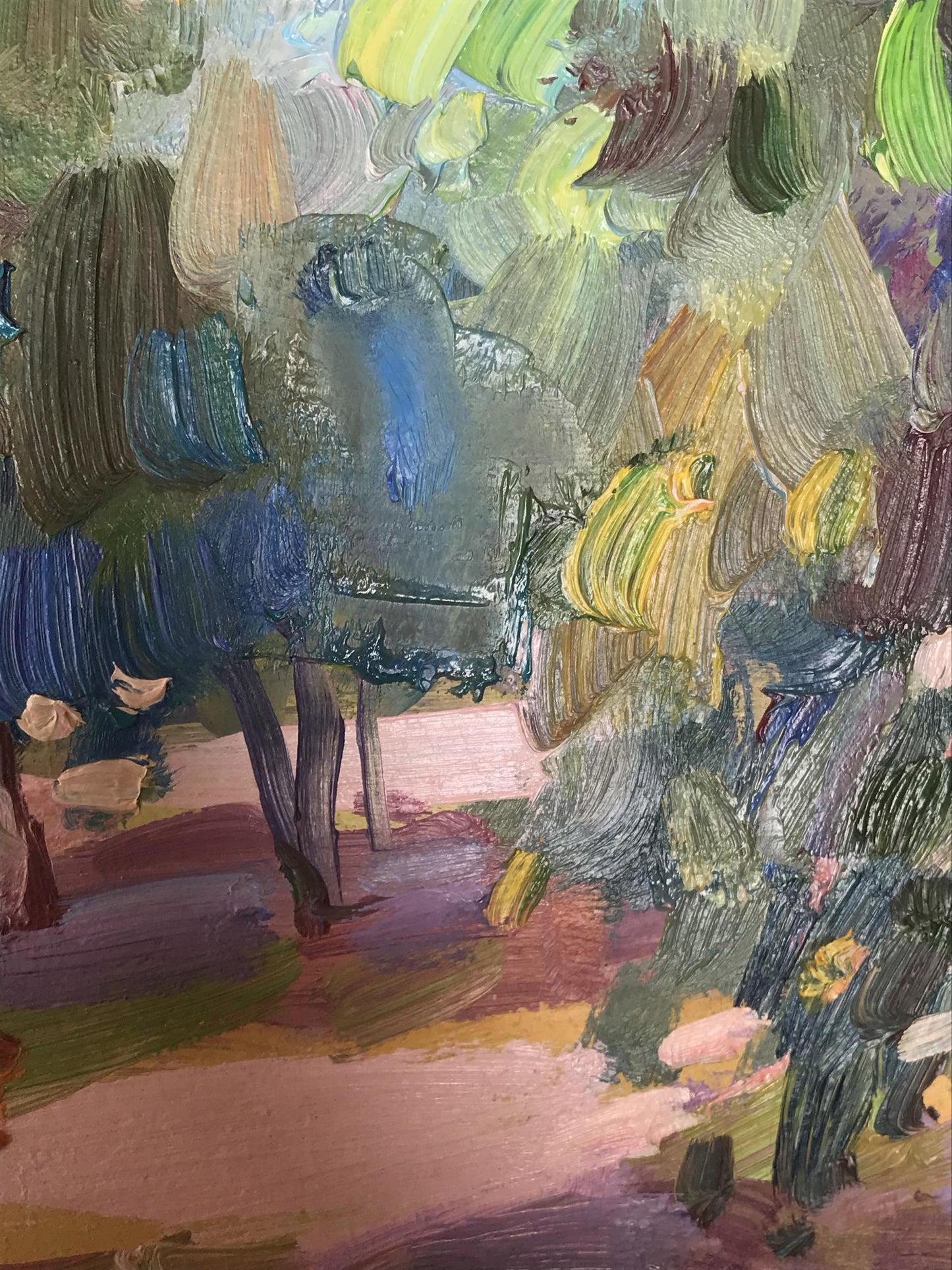 Oil painting Forest park Kuzeminsky Nikolay Borisovich