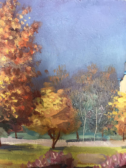 Oil painting Church landscape Kuzeminsky Nikolay Borisovich