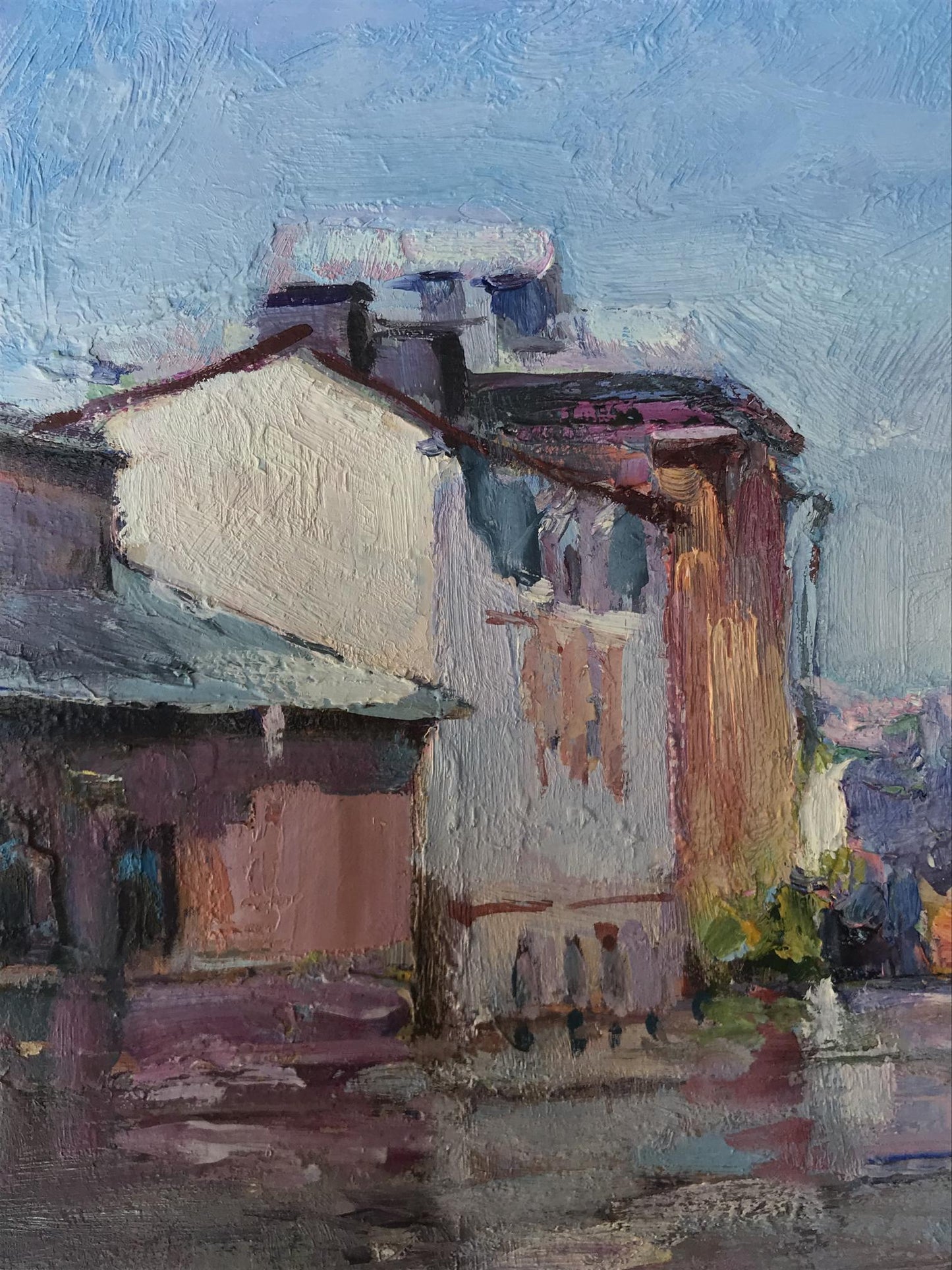 Oil painting Andrew's Descent Kuzeminsky Nikolay Borisovich