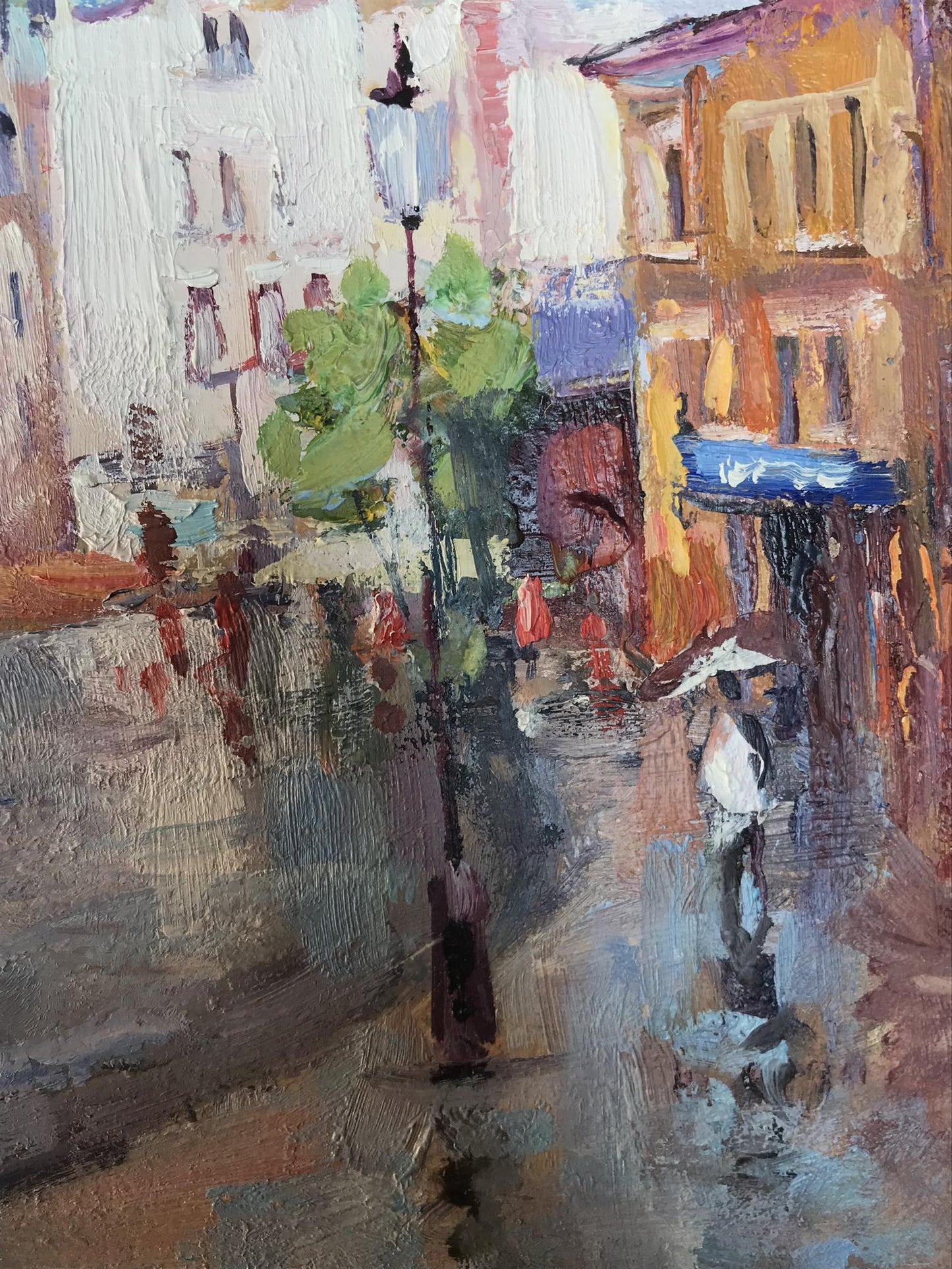 Oil painting Andrew's Descent Kuzeminsky Nikolay Borisovich