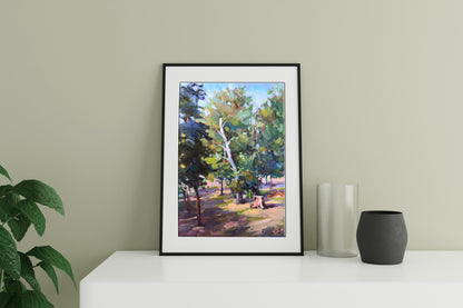 Oil painting Lonely birch Kuzeminsky Nikolay Borisovich