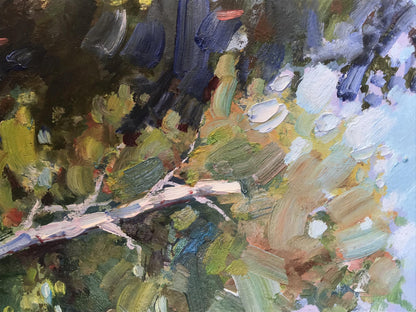 Oil painting Lonely birch Kuzeminsky Nikolay Borisovich