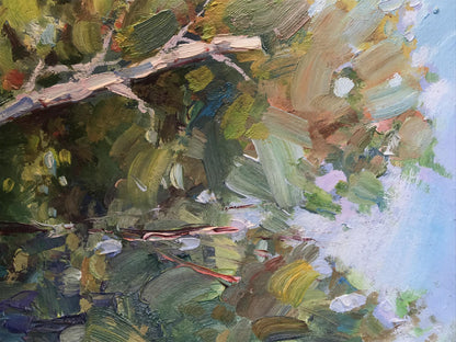 Oil painting Lonely birch Kuzeminsky Nikolay Borisovich