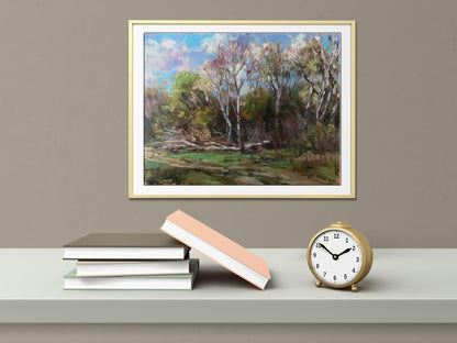 Oil painting Old forest Kuzeminsky Nikolay Borisovich