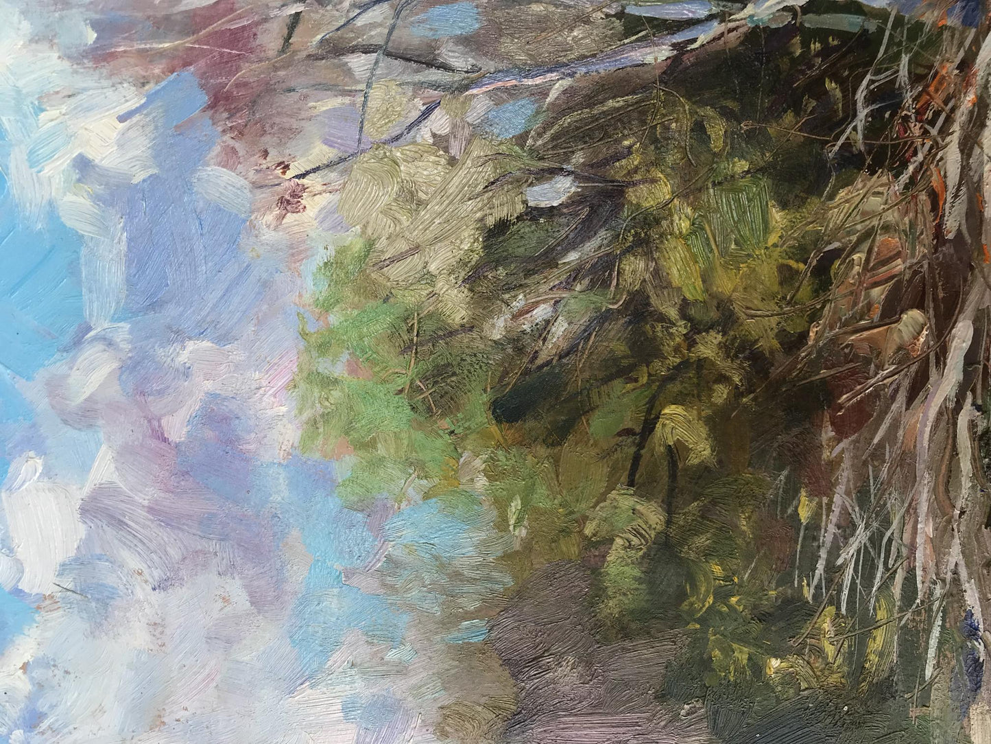 Oil painting Old forest Kuzeminsky Nikolay Borisovich