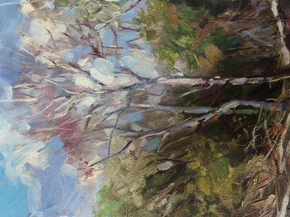 Oil painting Old forest Kuzeminsky Nikolay Borisovich