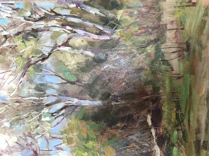 Oil painting Old forest Kuzeminsky Nikolay Borisovich