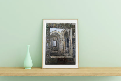 Oil painting Overlooking the streets Ogienko N.