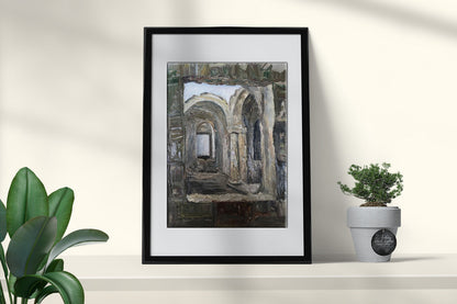 Oil painting Overlooking the streets Ogienko N.