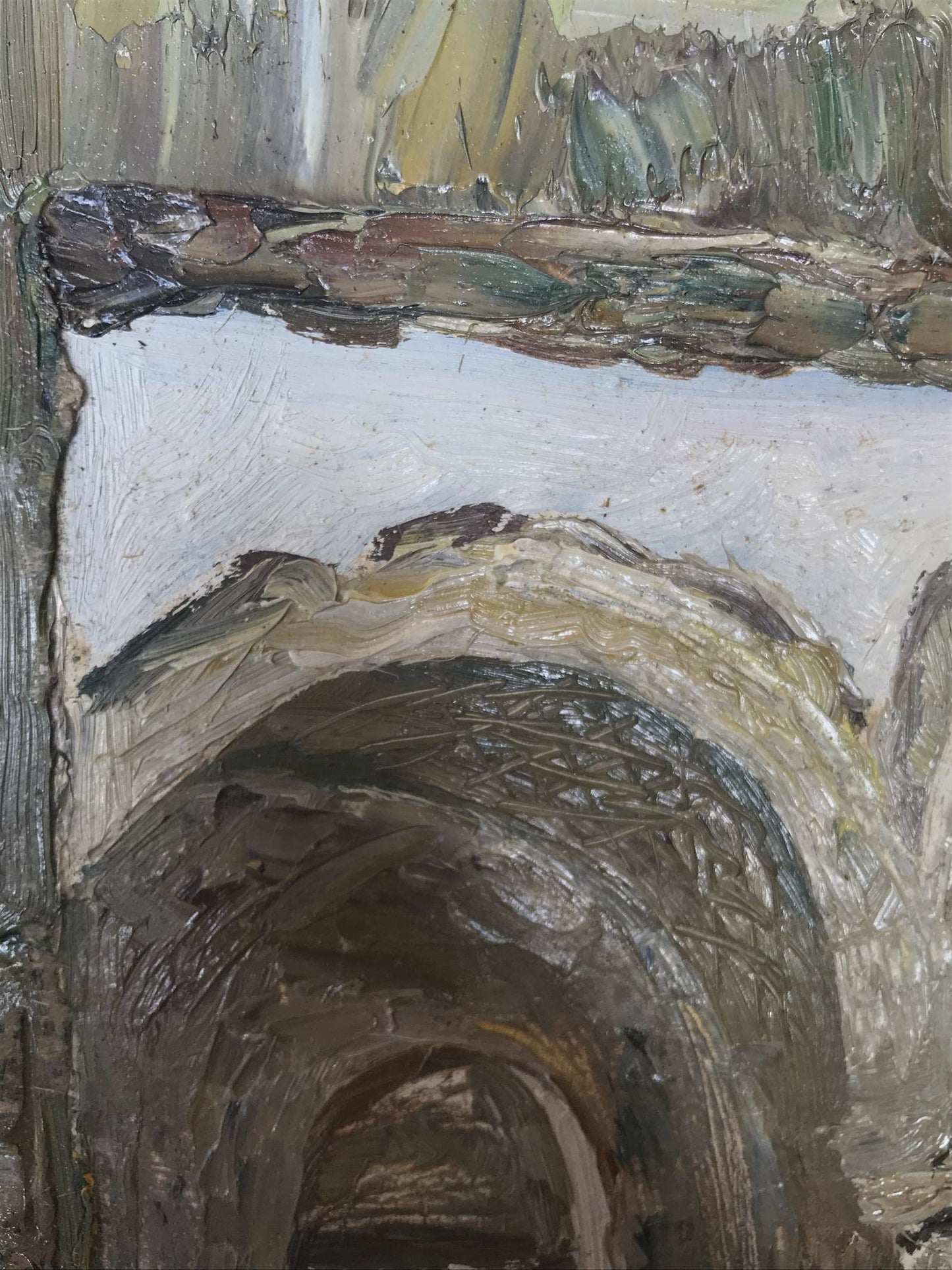 Oil painting Overlooking the streets Ogienko N.