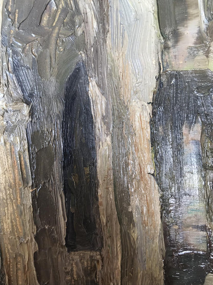 Oil painting Overlooking the streets Ogienko N.