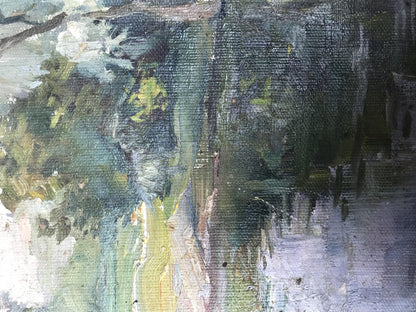 Oil painting Rest in the forest Unknown artist