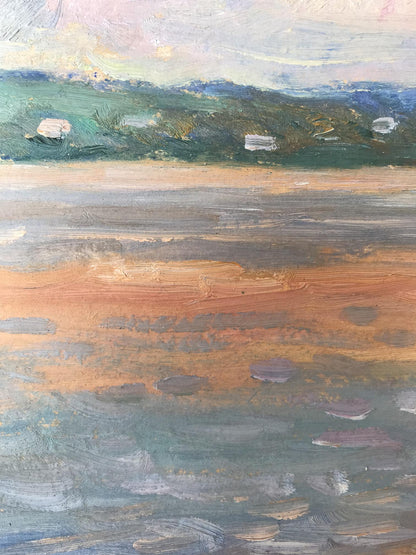 Oil painting By the evening Unknown artist