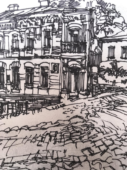 In this graphic portrayal by an unidentified artist, the grandeur of an ancient city is showcased