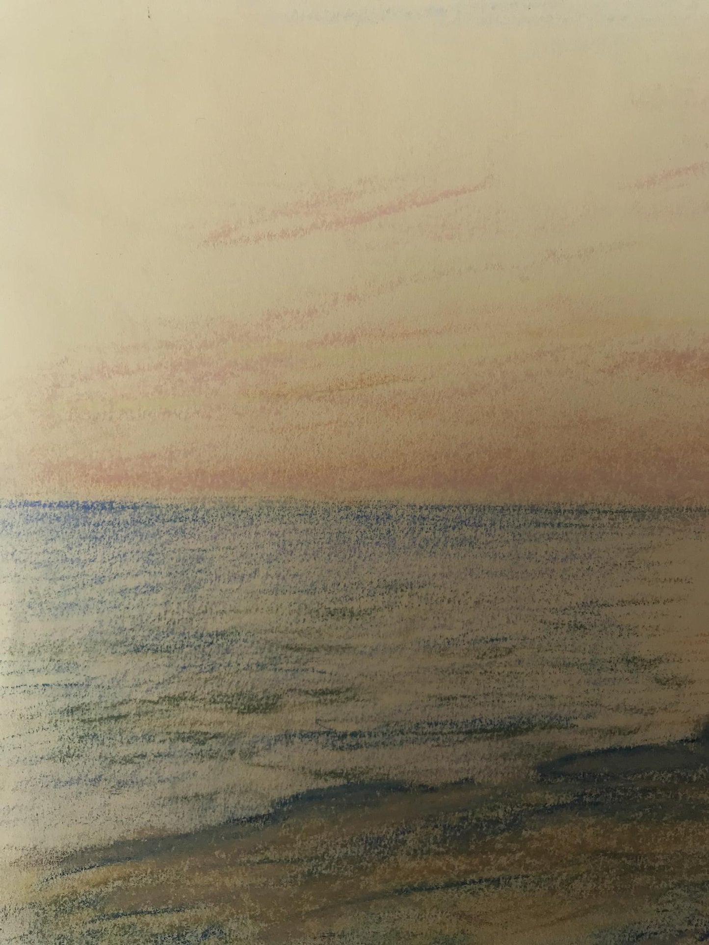 Pencils painting Nature Landscape 