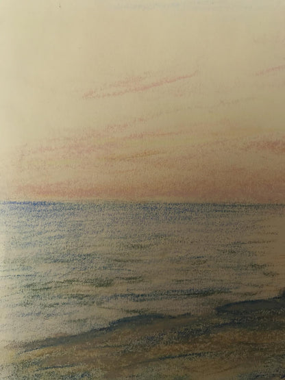 Pencils painting Nature Landscape 