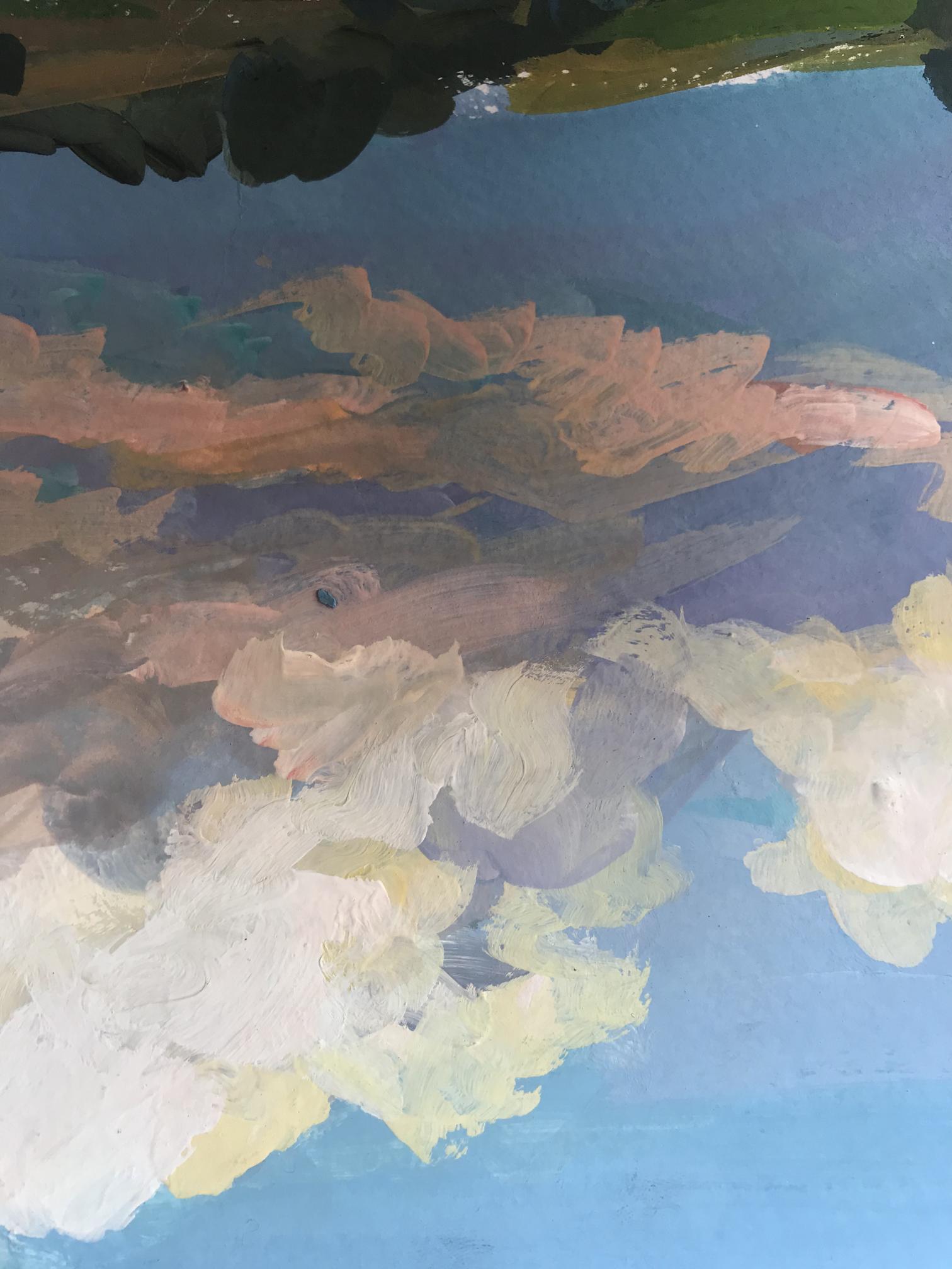 Dnieper captured in an oil painting by N. Ogienko