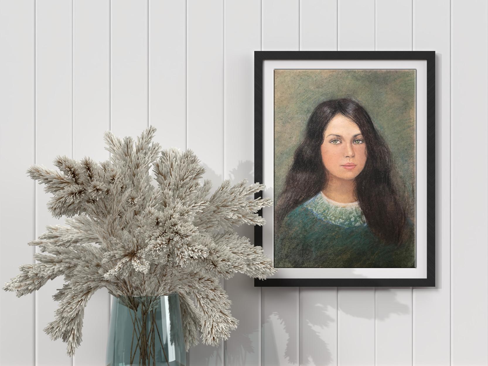 Pencils painting Portrait
