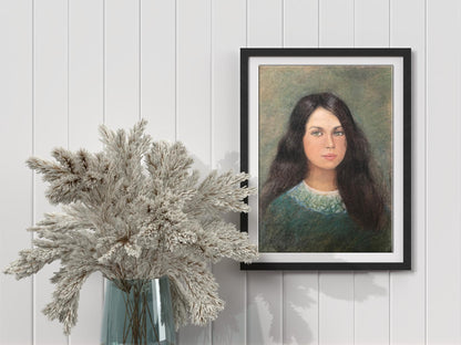 Pencils painting Portrait