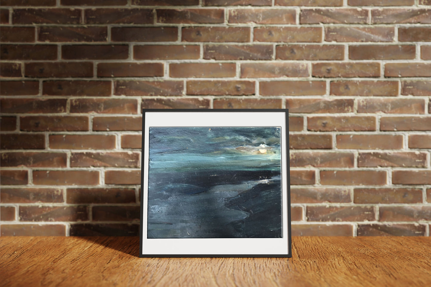 Oil painting Night landscape Unknown artist